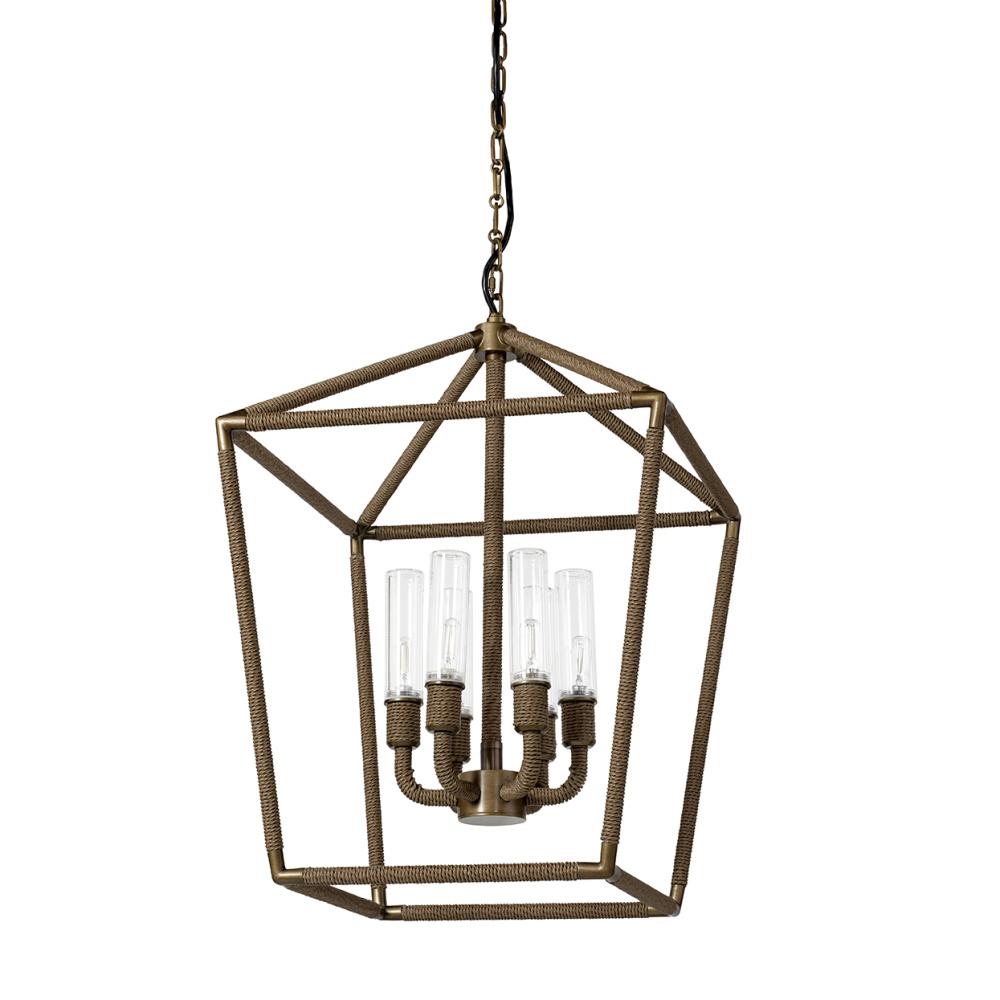HOLLISTER OUTDOOR CHANDELIER LARGE NATURAL