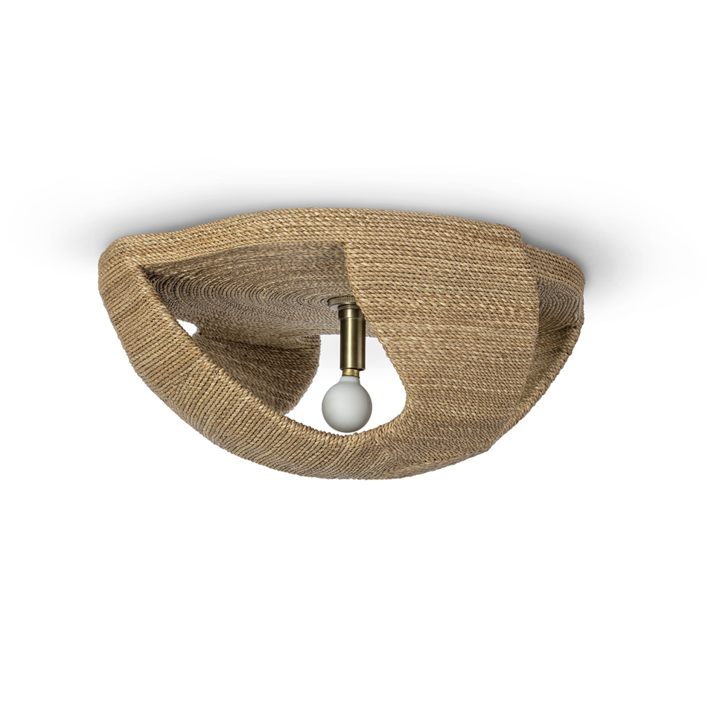 CORSICA FLUSH MOUNT NATURAL