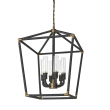 Palecek 2100-10 - HOLLISTER OUTDOOR CHANDELIER LARGE BLACK