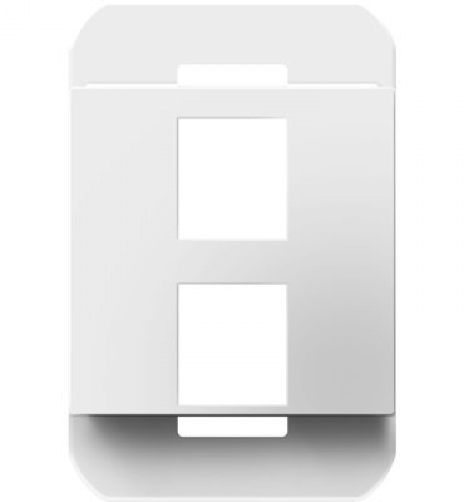 adorne 2-Port Frame, White