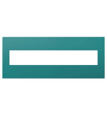 Turquoise Blue, 6-Gang Wall Plate