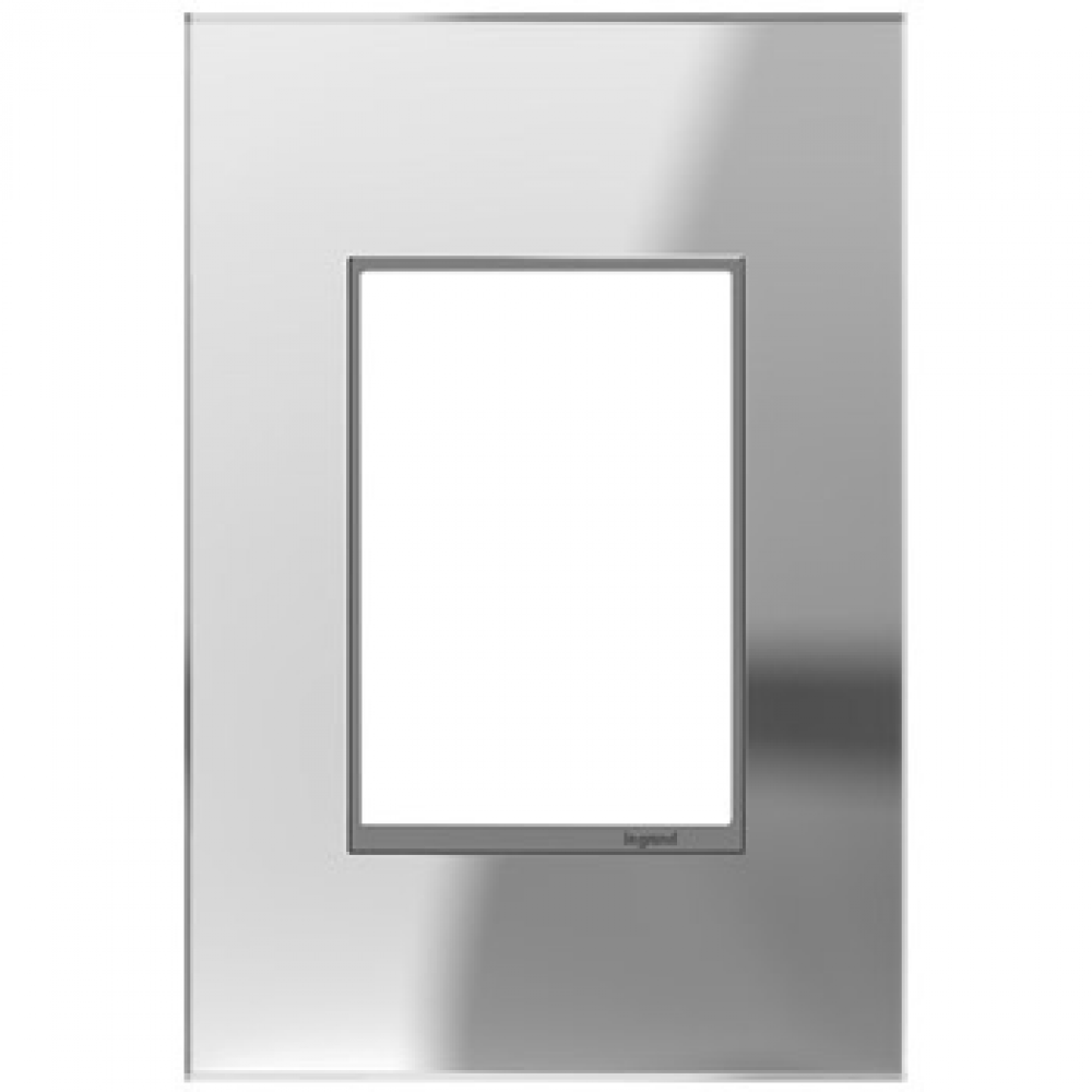 adorne Mirror One-Gang-Plus Screwless Wall Plate