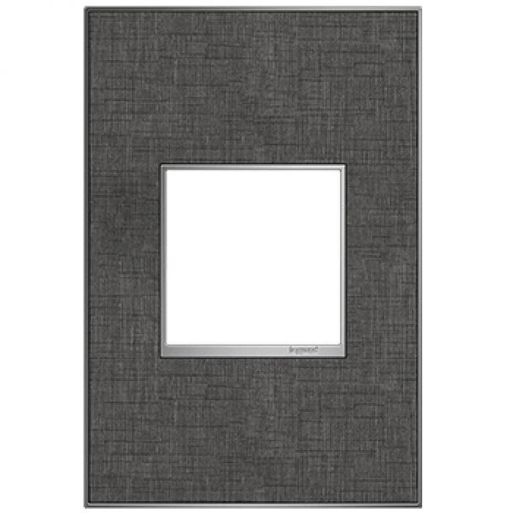 adorne Slate Linen One-Gang Screwless Wall Plate