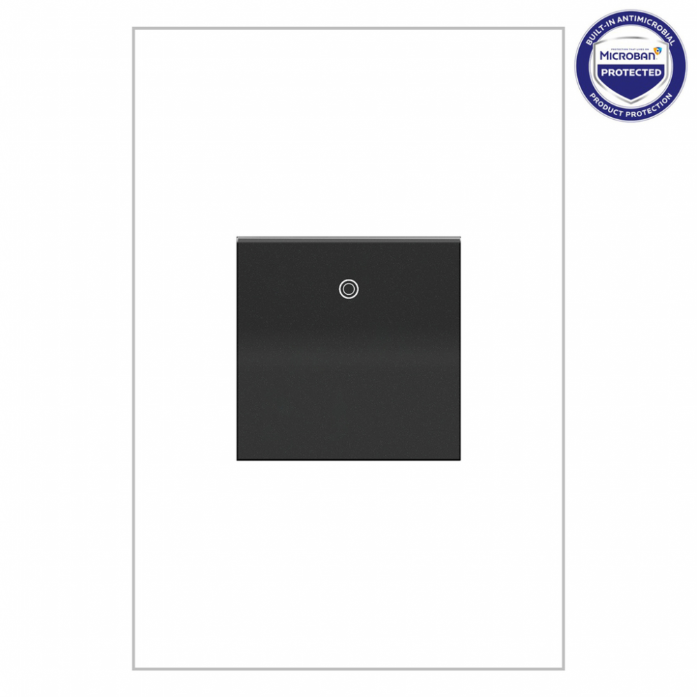 adorne 20A 4-Way Paddle Switch, Graphite, with Microban