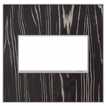 Legrand AWM2GMA4 - adorne Macassar Two-Gang Screwless Wall Plate