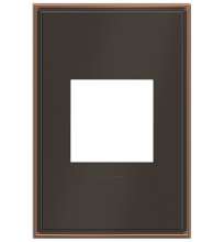 Legrand AWC1G2OB4 - adorne Oil-Rubbed Bronze One-Gang Screwless Wall Plate