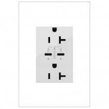 Legrand ARTRUSB20PD30W4 - adorne 20A Tamper-Resistant Ultra-Fast Plus Power Delivery USB Type-C/C Outlet, Plus-Size, White