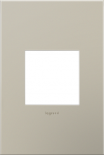 Legrand AWC1G2SN4 - adorne Satin Nickel One-Gang Screwless Wall Plate