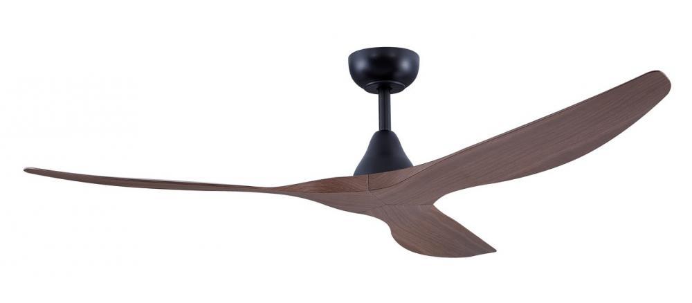 60" SURFLINE c/fan, Blk/Walnut