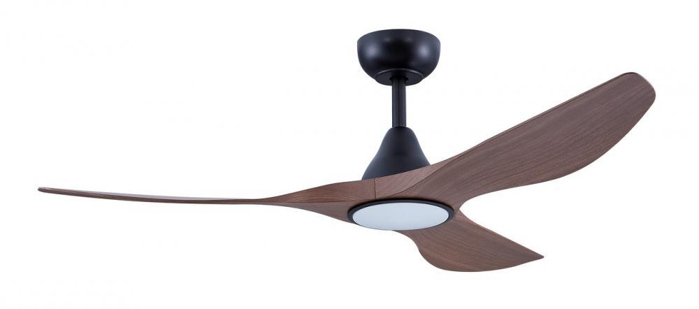 52" SURFLINE LED c/fan, Blk/Walnut