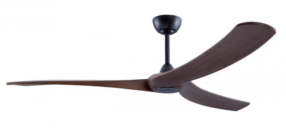 72" WILLIWAW c/fan, Black/Walnut