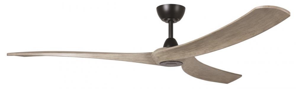 72" WILLIWAW c/fan, Black/Driftwood