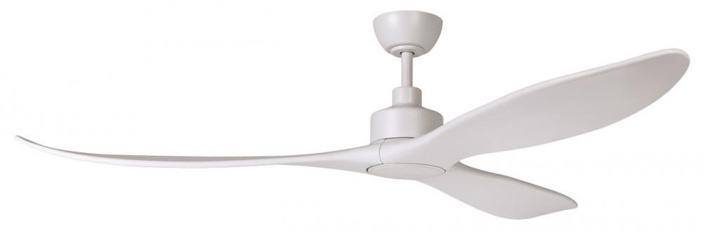 72" WESTERLY c/fan, White/White