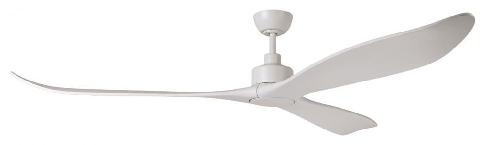 84" WESTERLY c/fan, White/White