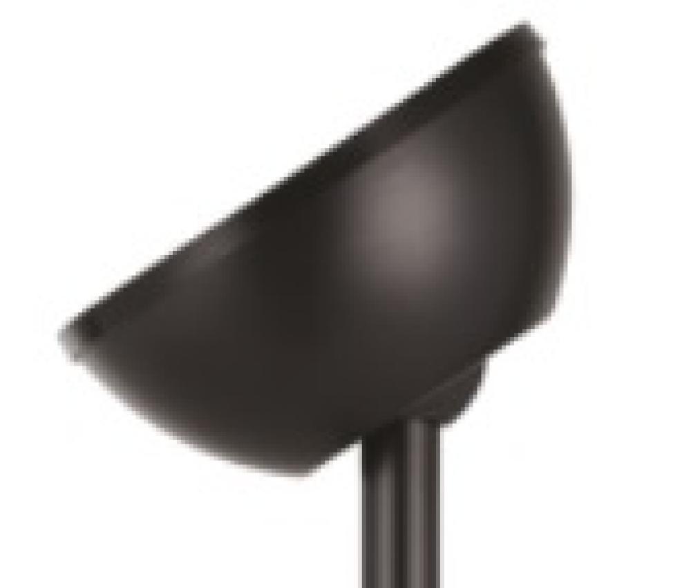 Damp Sloped Ceiling Canopy, Black