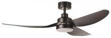 Eglo 235145-5623A - 56" ARLINGTON LED c/fan, Blk/Br.Nickel