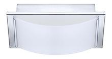 Eglo 94465A - 1 LT LED Wall/Ceiling Light w/ Chrome Finish & White Glass Shade