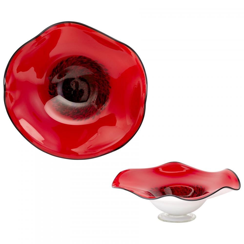 Art Glass Bowl | Red-Small