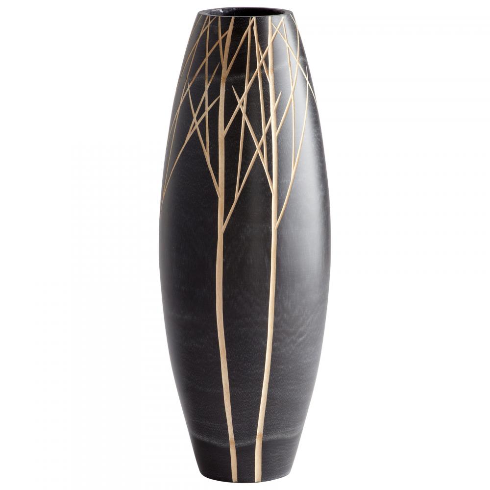 Onyx Winter Vase | Black-LG