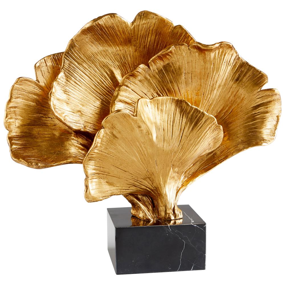 Gilded Bloom Sculpture | Gold