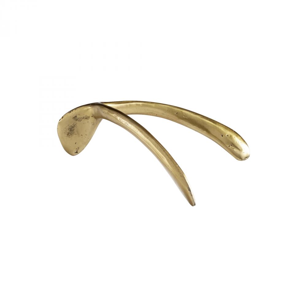 Wishbone Token | Aged Brass