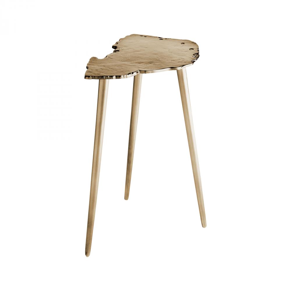 Needle Side Table | Aged Gold