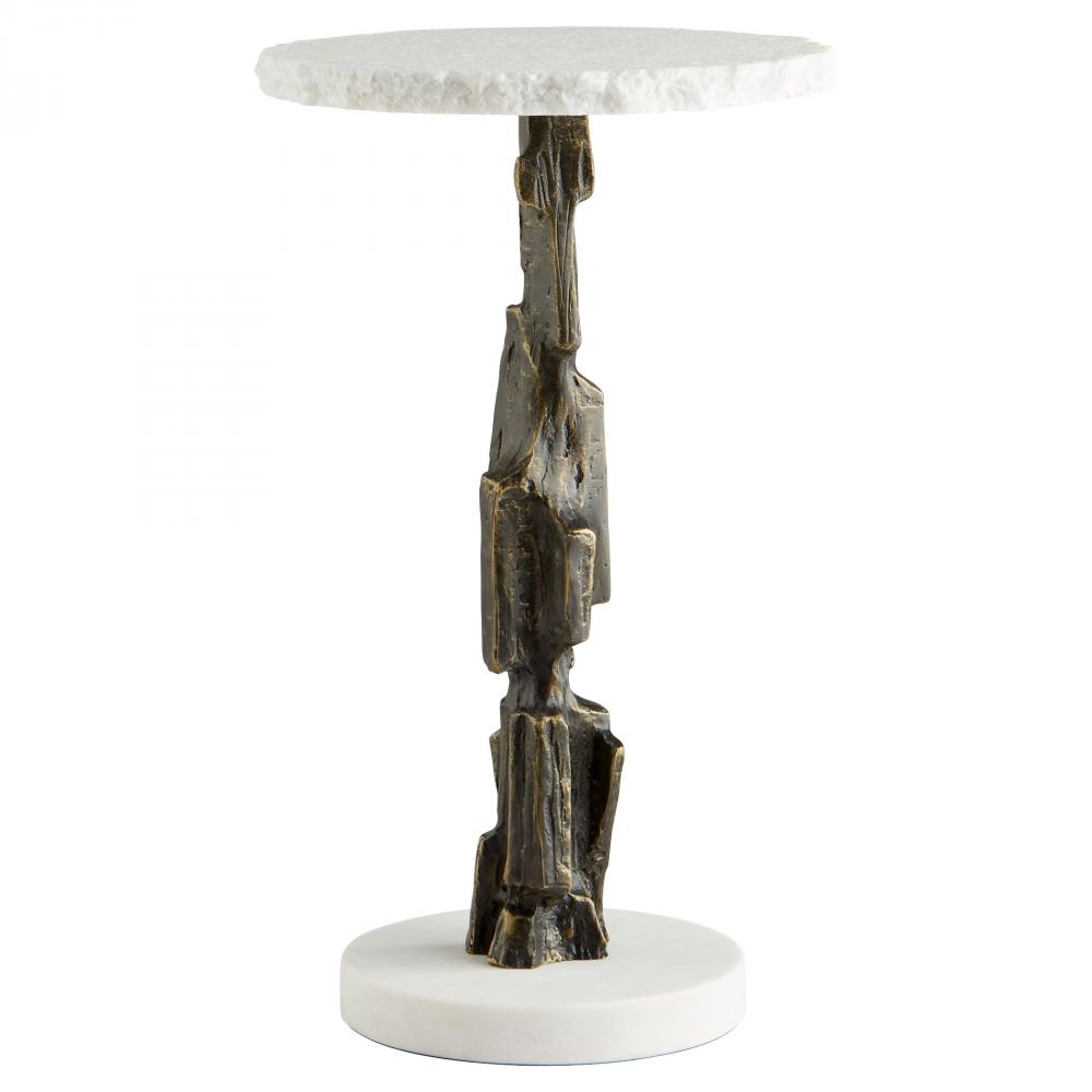 Amida Side Table | Bronze | White