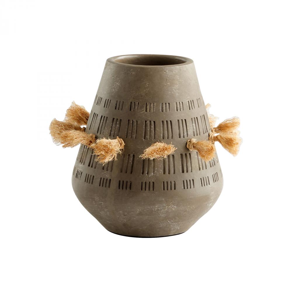 Retting Vase | Taupe Grey | Small