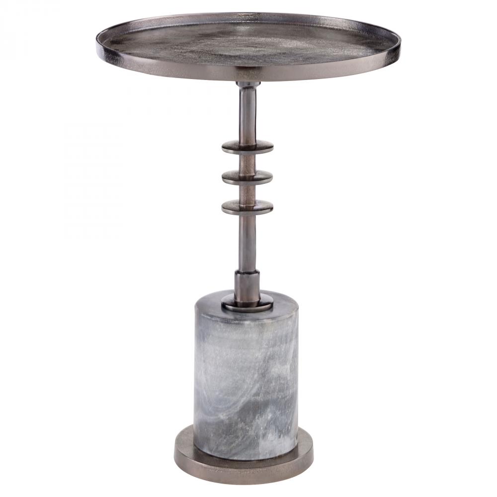 Jetson Accent Table  Nickel