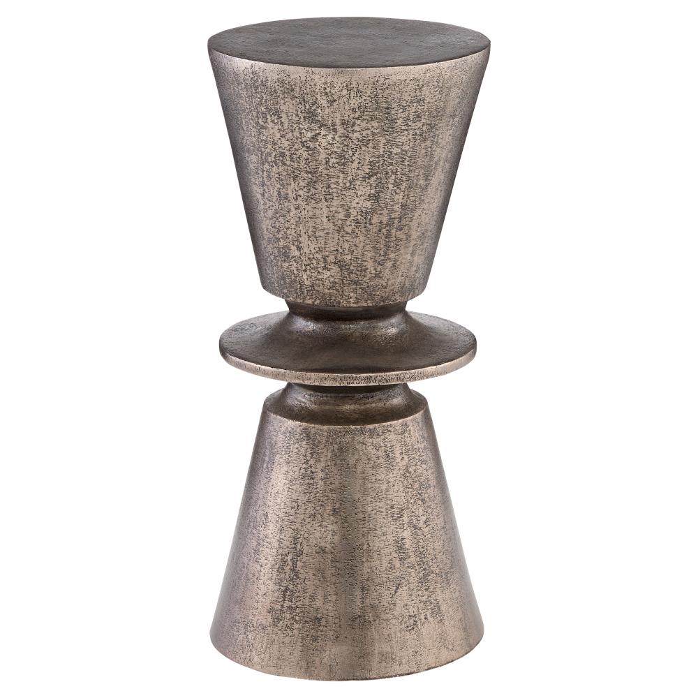 Clepsydra Accent Table | Antique Nickel