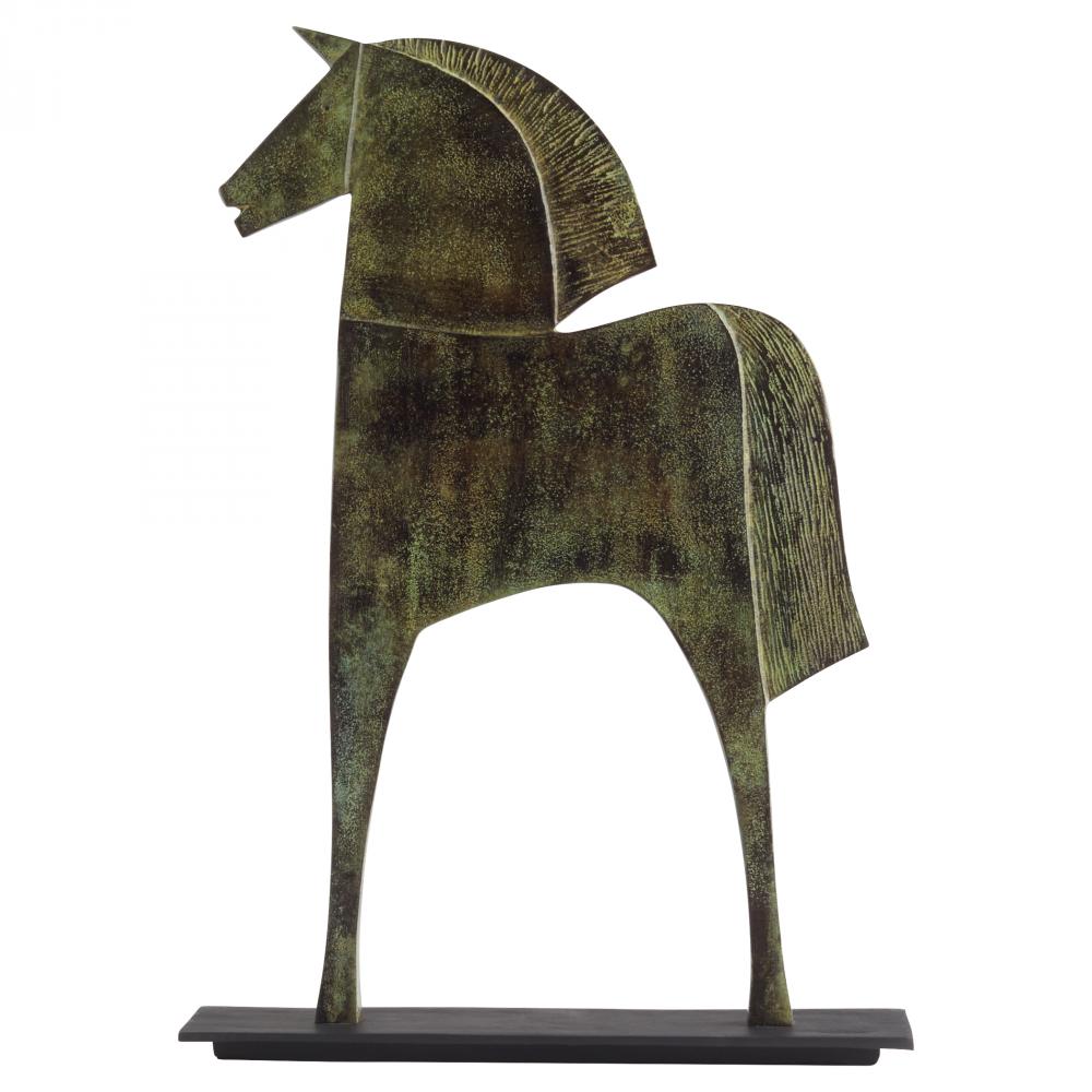 Etruscan Steed | Verdigris | Large