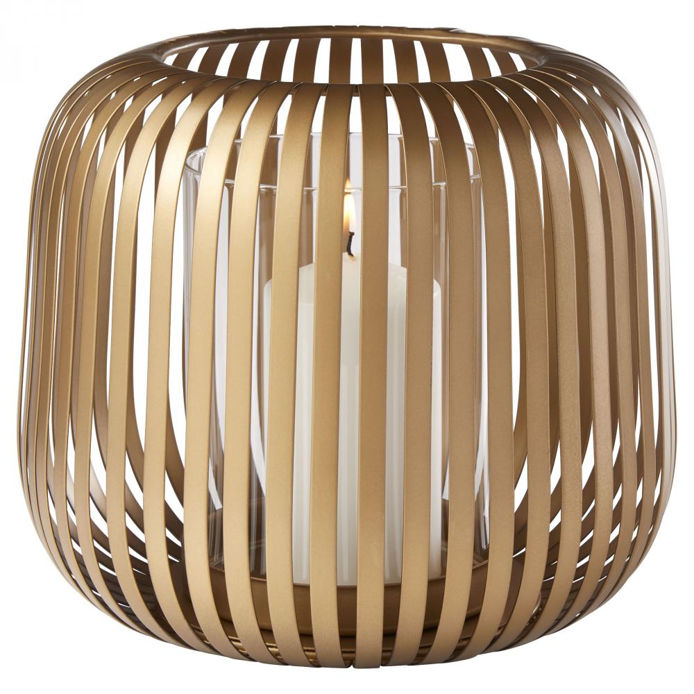 Liny Hurricane Candleholder | Gold-Large