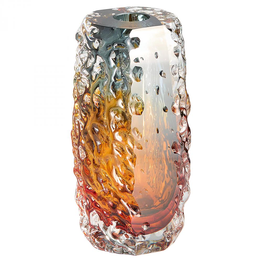 Tramonto Vase | Smoke | Amber | Small