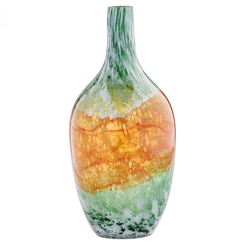 Pacaya Bottle Vase | Orange | Large