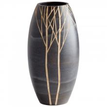 Cyan Designs 06023 - Onyx Winter Vase | Black-SM