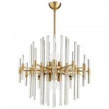 Cyan Designs 09224 - Quebec Pendant | Aged Brass | Round