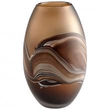 Cyan Designs 10479 - Nina Vase | Amber Swirl | Small