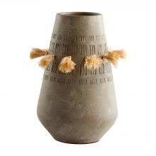 Cyan Designs 11589 - Retting Vase | Taupe Grey | Large