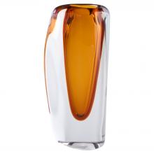 Cyan Designs 11848 - Rovno Vase | Amber | Clear | Large