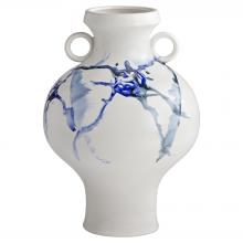 Cyan Designs 11925 - Nola Vase | White | Blue | Black | Short