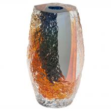 Cyan Designs 12051 - Halley Vase | Amber | Clear | Large