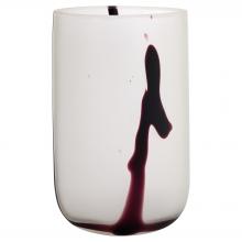 Cyan Designs 12215 - Crawford Vase | White | Black - Large