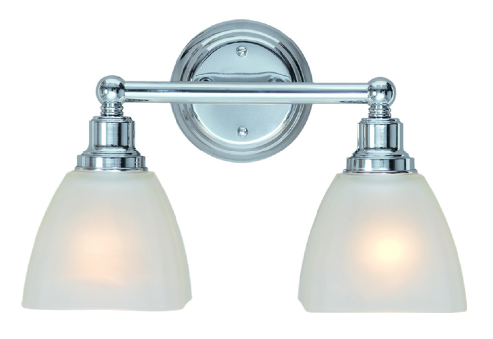 Bradley 2 Light Vanity in Chrome
