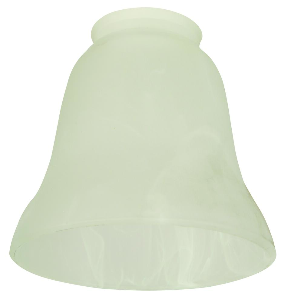 2 1/4" Glass- Alabaster Swirl, Bell