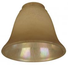 Craftmade 127 - Caramel Textured Glass Replacement Glass