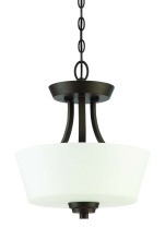 Craftmade 41952-ESP - Grace 2 Light Convertible Semi Flush in Espresso