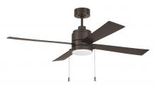 Craftmade OMCY52CBZ4-PC - Outdoor McCoy 52" 4-Blade Indoor/Outdoor (Wet) Ceiling Fan w/ Pull Chain in Classic Bronze