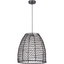 Craftmade P920MBK1 - 1 Light Woven Pendant in Matte Black