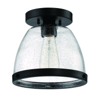Craftmade X1410-FB - Lodie 1 Light 9.5" Flushmount in Flat Black