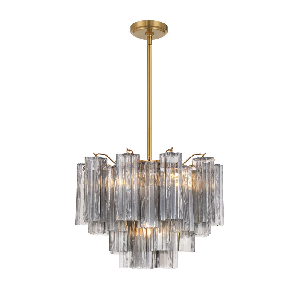 Addis 19.75'' Aged Brass Chandelier